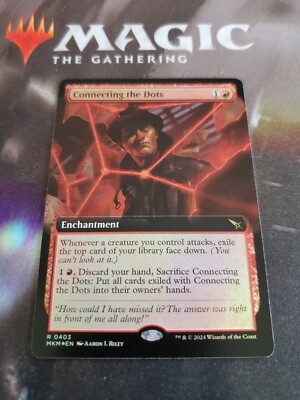 Mtg. Connecting The Dots. Foil Borderless. Murders At Karlov Manor. Pack Fresh 