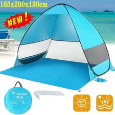 Pop Up Portable Beach Canopy Sun Shade Shelter Outdoor Camping Fishing Tent Mesh