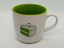 About Face Designs Pistachio Green Cake Recipe Mug Tea/Coffee Cup NIB A2