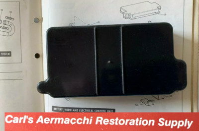 AERMACCHI HARLEY NEW 66200-73P  BATTERY COVER 1973 TX125  1974 & 1975  SX125