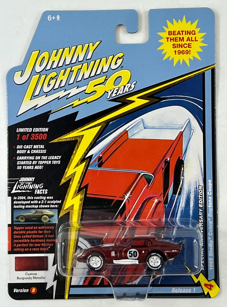 Johnny Lightning 50 Years 1965 Shelby Cobra Daytona Coupe Release