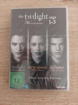 Die Twilight Saga Teil 1-3 Was Bis(s)her Geschah Limited-Edition 3 DVD  NEU