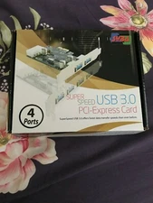 SYBA 4-Port SuperSpeed USB 3.0 PCI-Express Card