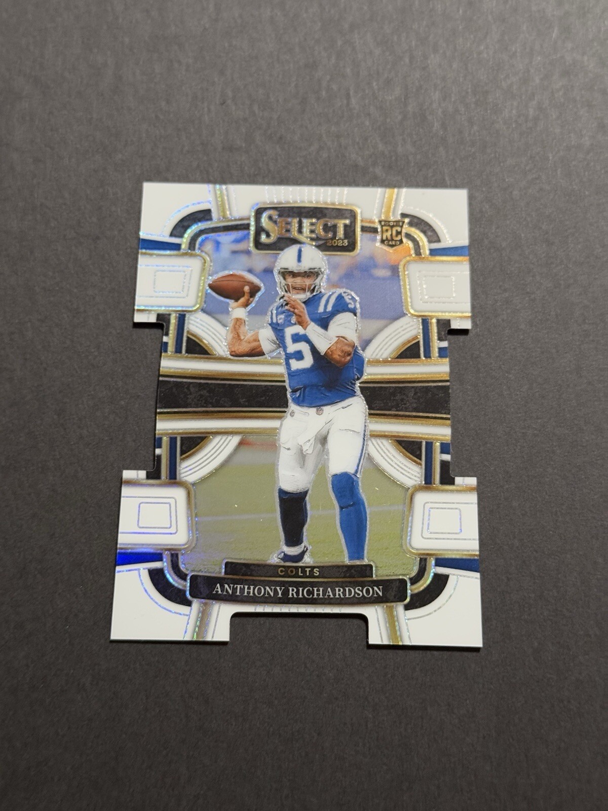 2023 Select Prizm White Die Cut #43 Anthony Richardson RC 053/199 Colts