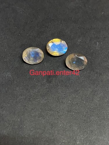 Ciondolo Artigianale Con Labradorite Naturale Sfaccettata E Catena Placcata Oro Giallo, Luckyshine