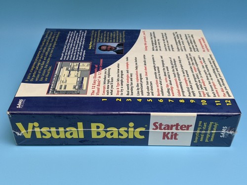 Visual Basic Starter Kit Greg Perry: 3.5” Software / VTG 1992 Windows IBM (NEW) - Picture 9 of 13