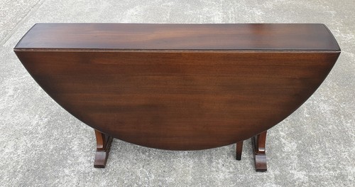 VINTAGE ERCOL BLUE LABEL DARK EXTENDING DROP LEAF TABLE DELIVERY AVAILABLE - Picture 5 of 5