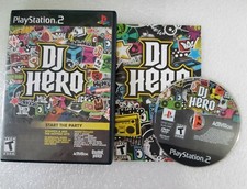 DJ Hero (Sony PlayStation 2, 2009) PS2 COMPLETE FREE SHIP Video Game CIB