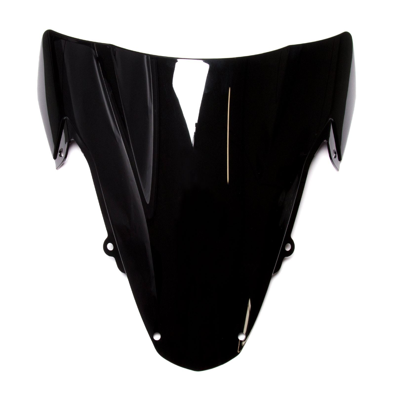 MPW Double Bubble Black Windshield Screen for Suzuki GSX-R 1000 03-04