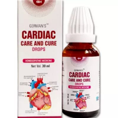 German Homeo Care & Cure Cardiac Drops (30ml) Free Shipping