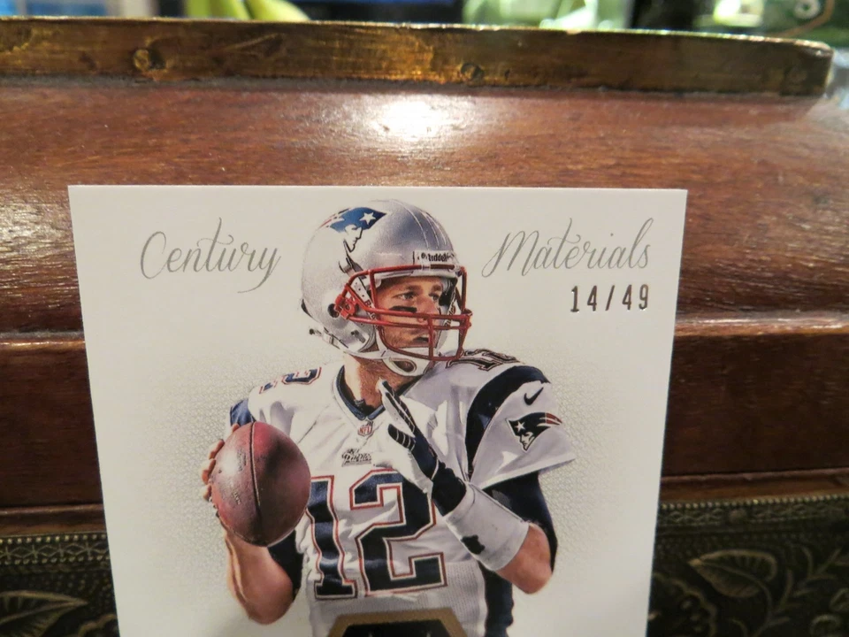 National Treasures Century Materials Jersey Patriots Tom Brady 14/49  2013 - Image 3 of 4