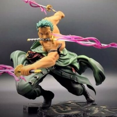 Figurine One Piece Zoro 20 Cm – Statuette Manga Roronoa, Collection PVC
