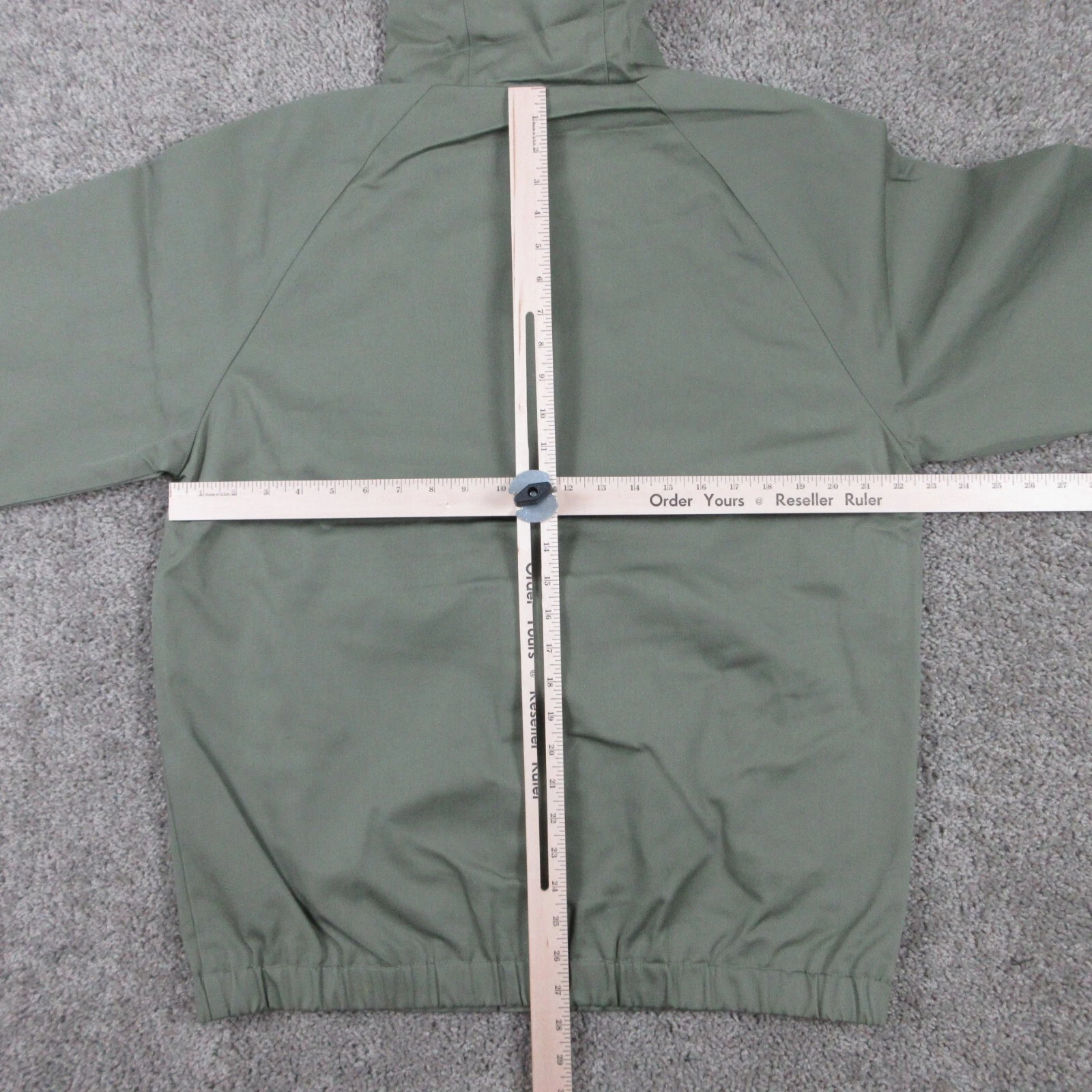 DC Jacket Mens Medium Green Solid Re/Solve Navigator Windbreaker Lightweight NWT - product detail image 9