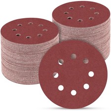 100 PCS 5 Inch Sanding Discs 220 Grit, Round Hook and Loop Sandpaper for Rand... 0.21 per gallon