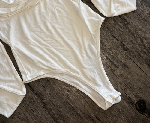 FP Movement By Free People Creme Langarm Body Wasserfallausschnitt Gr. Small Neu! - Bild 4 von 7