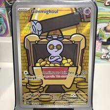 Pokémon TCG Gimmighoul 198/182 SV04: Paradox Rift Illustration Rare Holo NM on eBay
