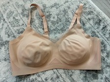 Honeylove Women s Crossover Bra Sand Nude Size 2X Wireless Adjustable Smoothing