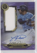2019 Topps Triple Threads Single Jumbo Relics Amethyst /75 Tommy Pham Auto