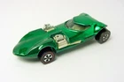 1960s HOT WHEELS REDLINE TWINMILL METALLIC GREEN w WHITE INTERIOR US DIECAST