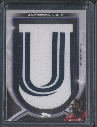 2023 Topps Major League Soccer Nameplate Anderson Julio 1/4 Match Worn Jersey