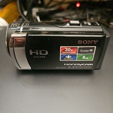 Sony Handycam HDR-CX210 HD 30x Optical Zoom Camcorder Black TESTED WORKS HDLCD