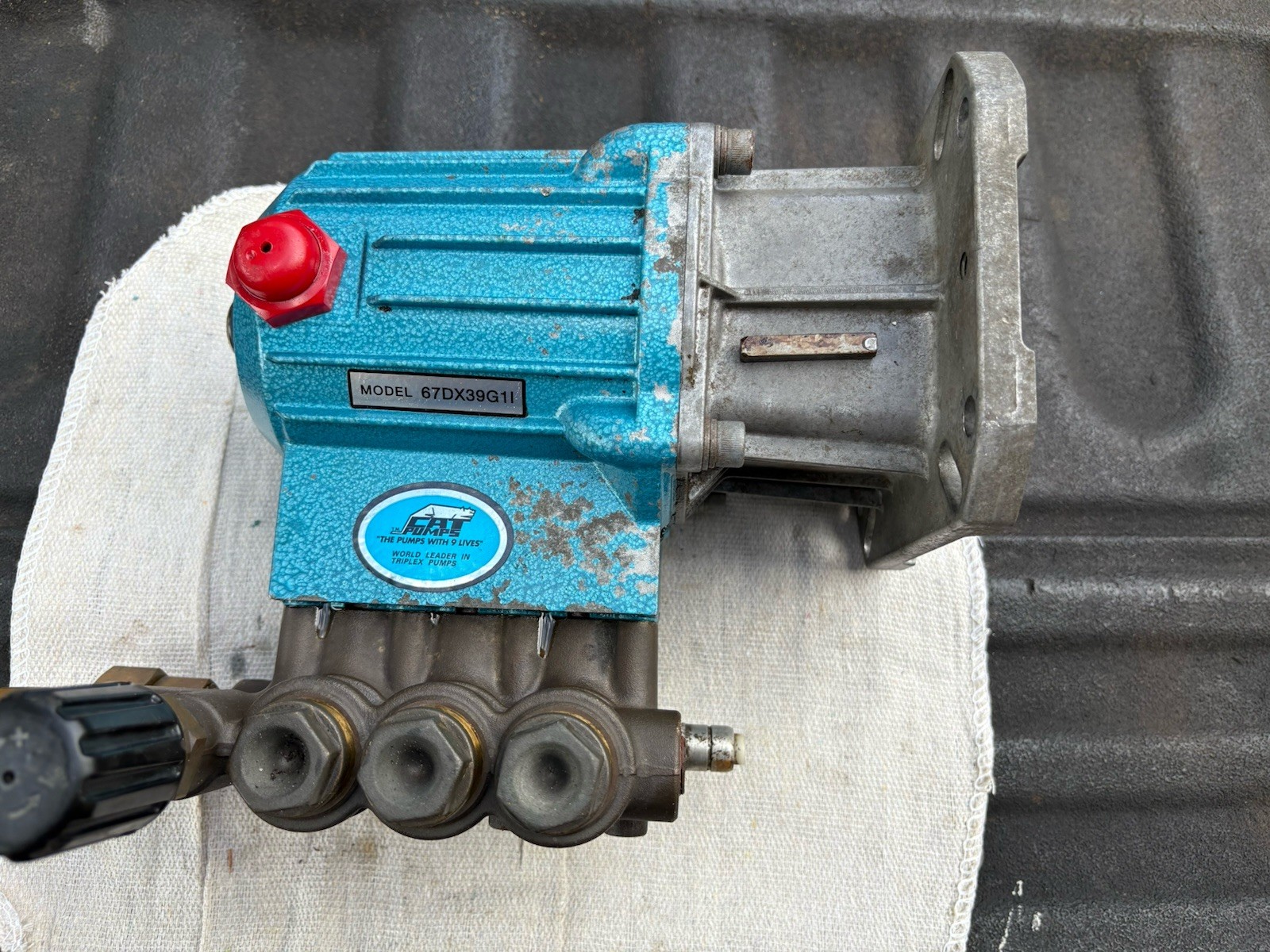 Cat Pumps 67DX39G1I Direct Drive 3.5GPM 4K PSI *PARTS/REBUILD* Pressure Washer