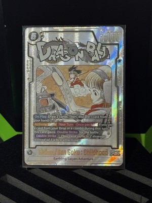 Bulma / Son Goku Childhood SB01-057 Alt Art Dragon Ball Fusion World Manga 01