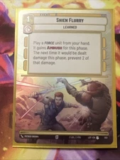 SHIEN FLURRY (HYPERSPACE FOIL) LOF FOIL #960 Legends of the Force(NM+)(SWU)