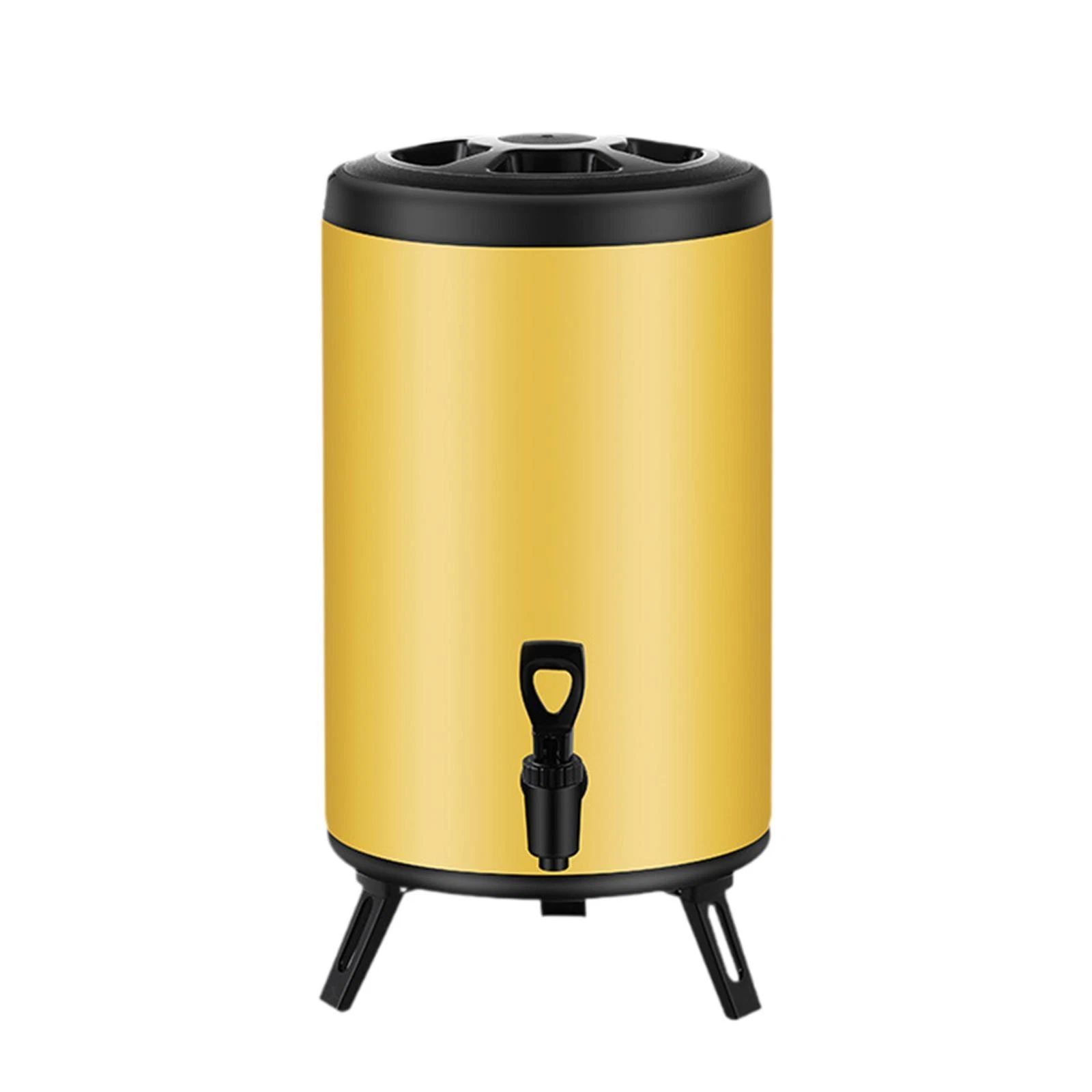 8L Insulated Beverage Dispenser with Spigot with Folding Stand Thermal Hot and