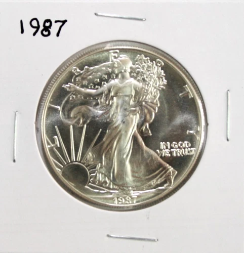 1987 American Silver Eagle BU 1 oz #JC