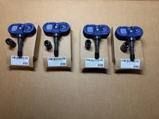 Set of 4 NEW OEM Tesla Model 3 S X Y Bluetooth TPMS Sensor with Nut 1490701-01-E