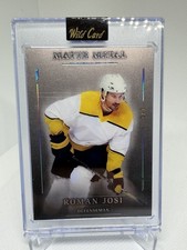 Roman Josi 3/3 Wild Card Matte Metal Dark Insert Hockey SP Last Copy 🏒💎