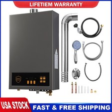 Propane Gas Hot Water Heater Tankless Instant 24KW 3.6GPM 80,000 BTU 110V