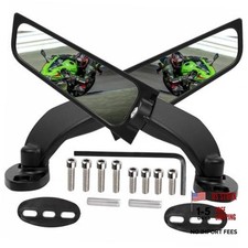 Motorcycle Mirrors Rearview Stealth Mirrors for 2025 Ninja 500 400 650 Large