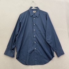 Vintage Arrow Kent Collection Shirt Mens XL BLue Pocket Business Casual 70s