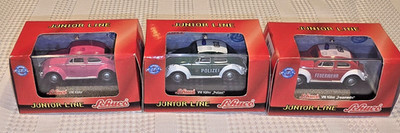 SCHUCO Junior Line Volkswagen LOT - Kafer - Polizei - Feuerwehr - NEW 1/72