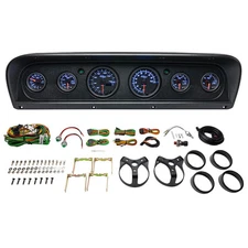 GlowShift Cluster Dash Pod Tint Dial 6-Gauge Package Bundle for 67-72 Ford F100