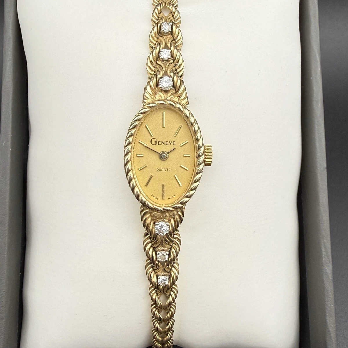 Geneva Gold Gold Filled Case Wristwatches for sale | eBay