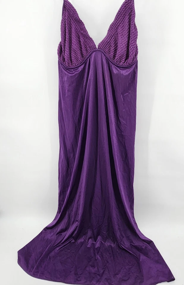 Gilligan & O’Malley Mujer L Largo Camisón Caprichoso Gótico Vestido Sin Mangas Cuello en V Foto 3 de 4