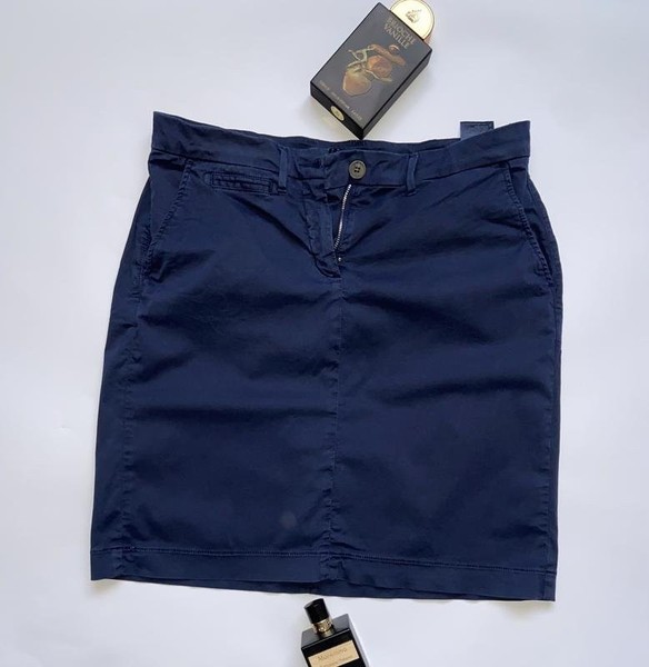 Women Gant Skirt Navy Cotton M