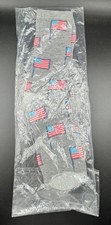 NEW Gray Socks with American/United States Flags One Size See Measurements