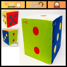 12" Large Fuzzy Foam Dice - Fun Indoor/Outdoor Game Decor & Accessories