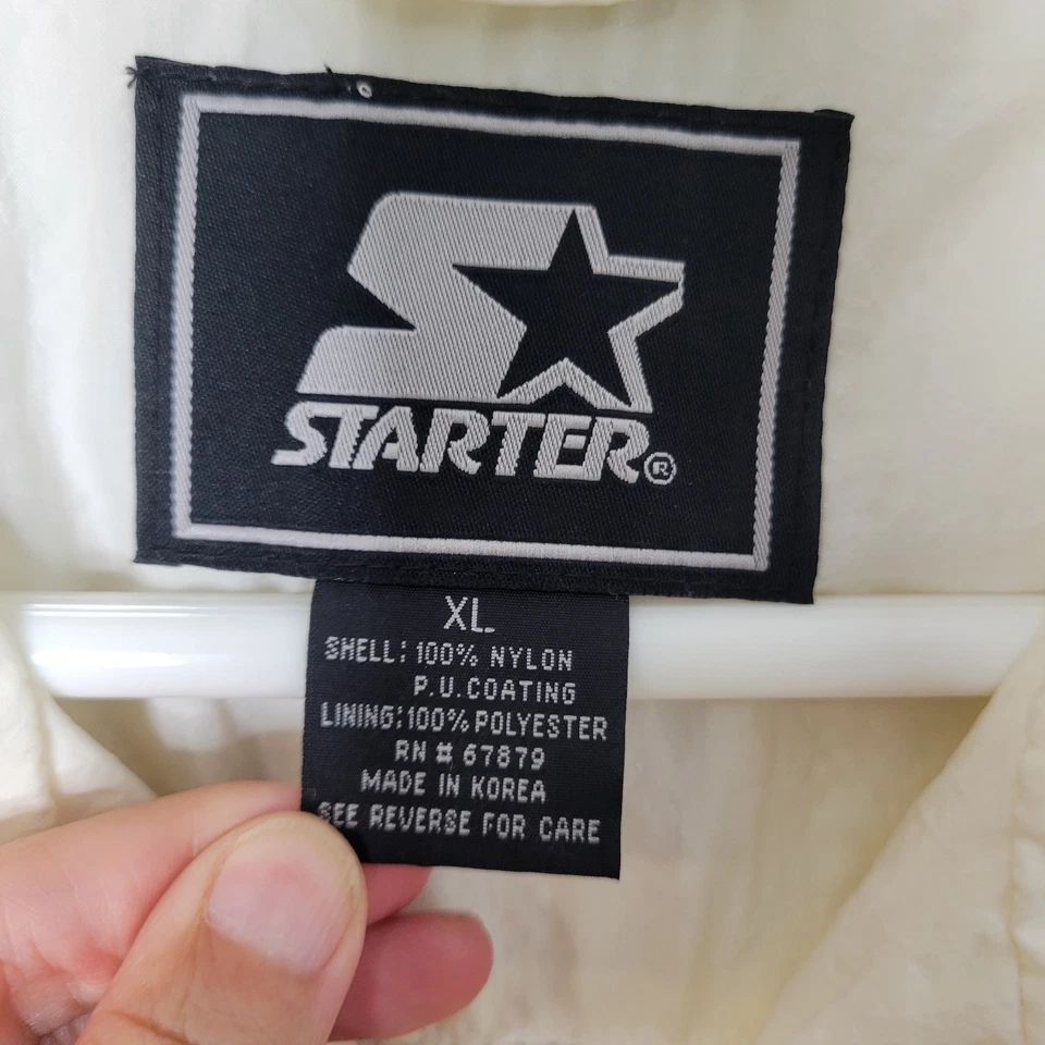 Vtg Starter XL Tennessee Oilers '97 Inaugural Season Full Zip Windbreaker Jacket - Image 2 of 4