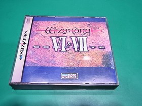 Wizardry Ⅵ & Ⅶ 6 7 Sega Saturn SS Retro Rare Used Game Very Good NTSC-J Japan