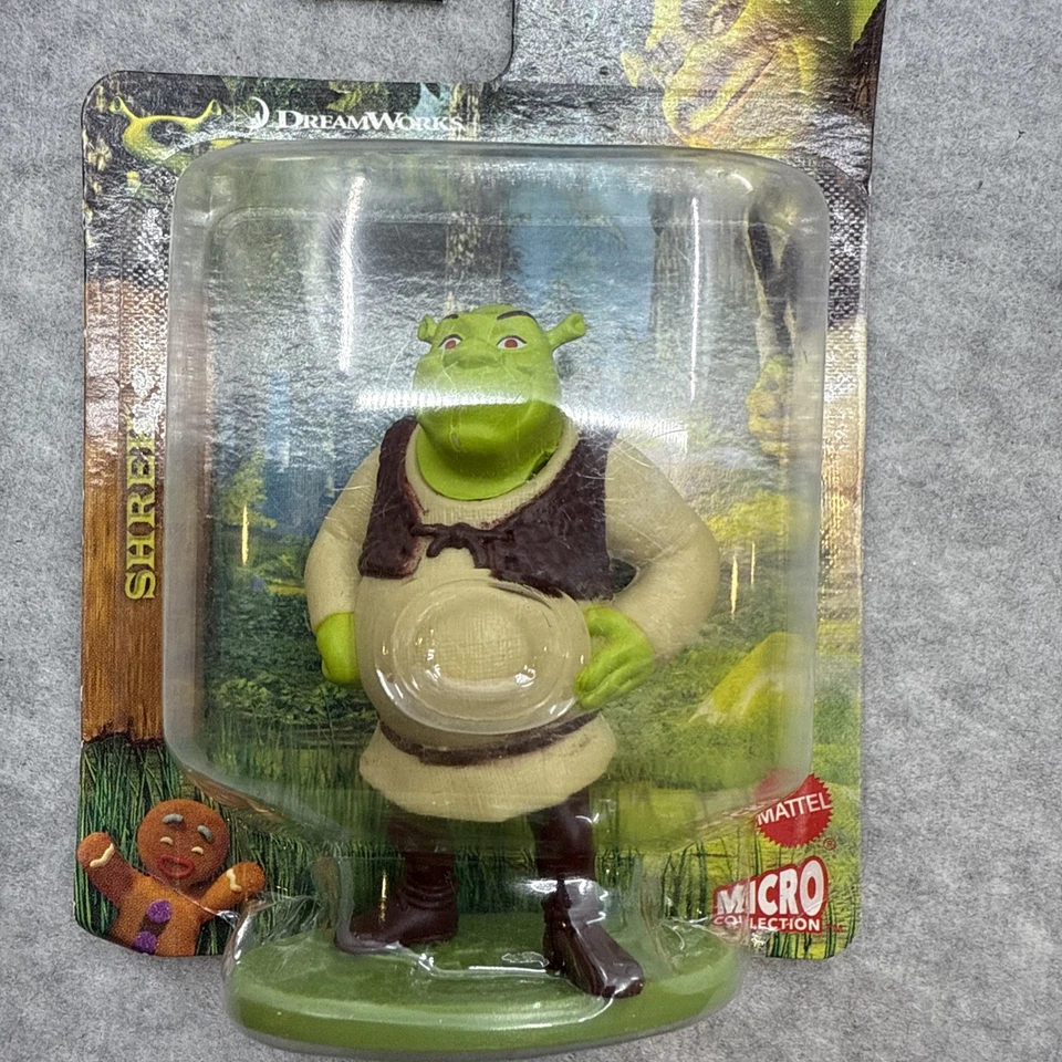Mini figura de acción SHREK Dreamworks Micro Collection Mattel Cake Topper NUEVO Foto 2 de 4