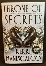 Throne of Secrets (Kerri Maniscalco; Hardcover, 2024) Barnes & Noble Edition