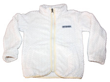 Columbia Youth Girls XXS size 4/6 Sherpa Textured Fleece Full Zip Jacket Cream
