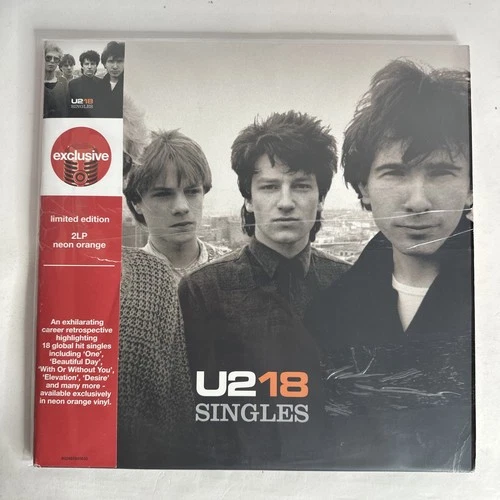U2 - U218 Singles 2 LP Target Exclusive Neon Orange Colored Vinyl