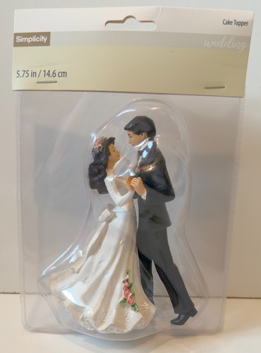 Wilton Wedding Cake Topper Bride and Groom First Dance Figurine New NIP 5.75"