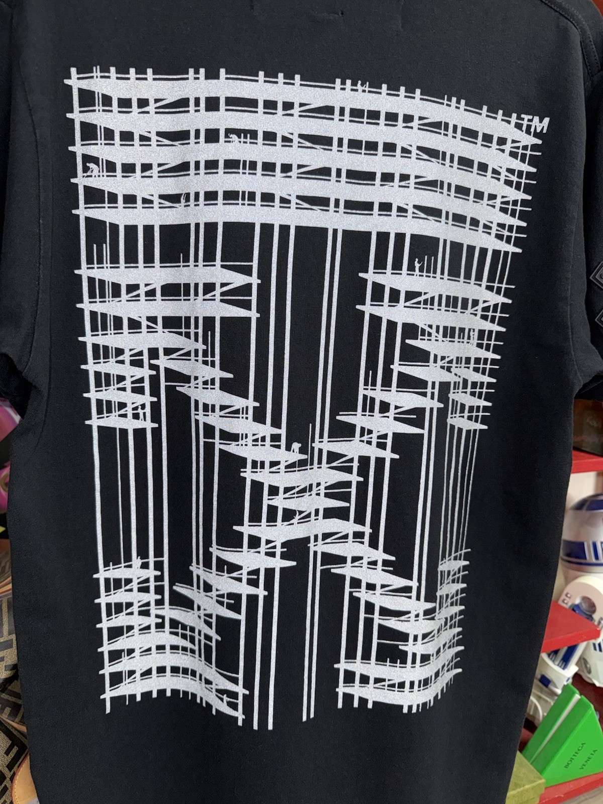 Off-White Industrial Arrows T-Shirt Virgil Abloh Black Tee Large image 3